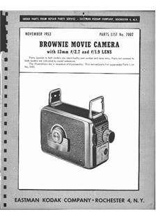 Kodak Brownie Movie 8 manual. Camera Instructions.